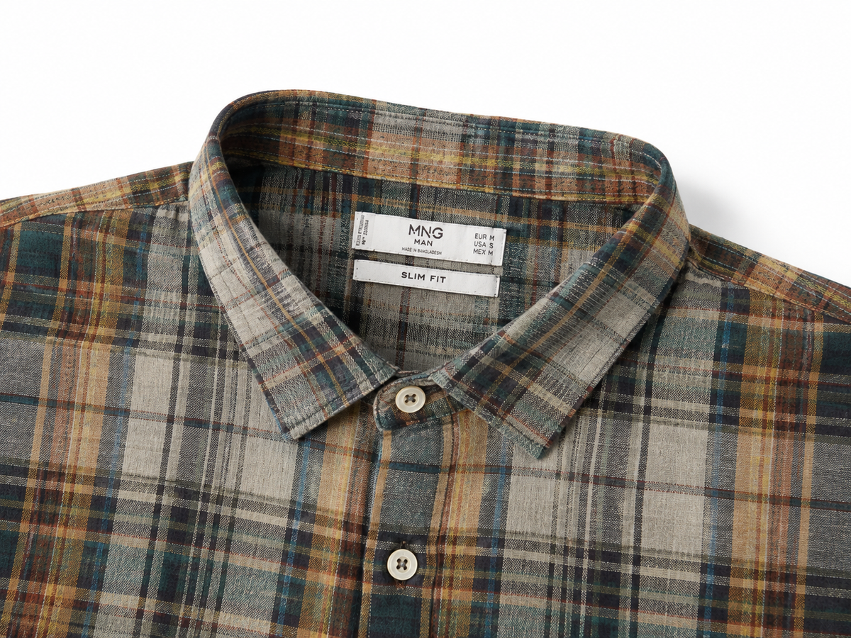 MNG Men's Check Shirt
