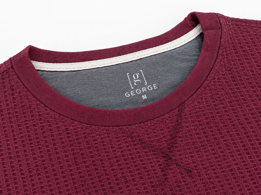 George Men's Waffle Knit Full Sleeve