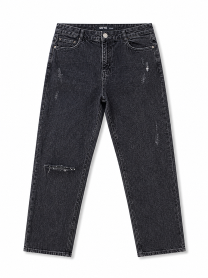 George Men's Light Distressed Jeans