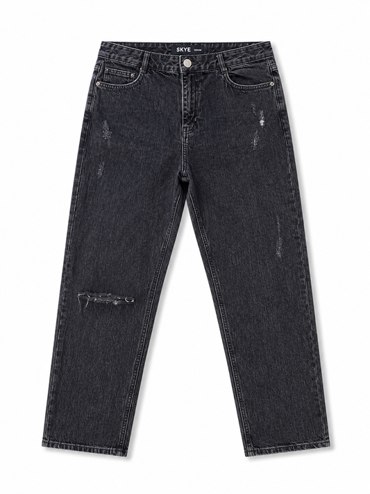 George Men's Light Distressed Jeans