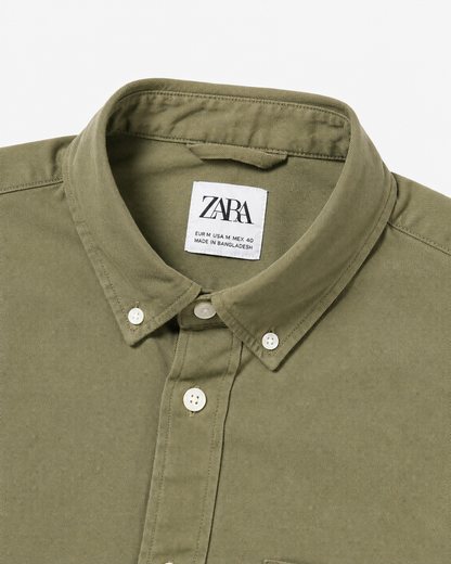 ZARA Men's Light Denim Shirt