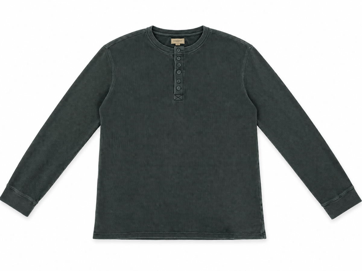 Foundry Men's Waffle Knit Full Sleeve Shirt