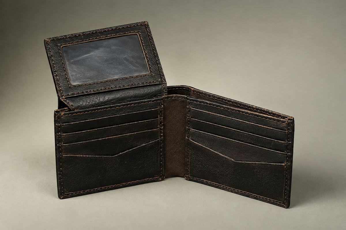 TwinFold Genuine Leather Wallet
