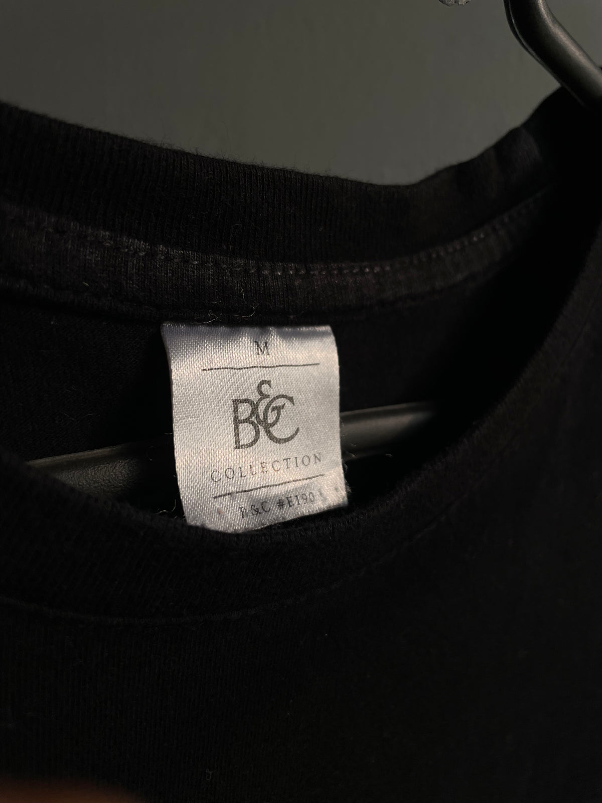 B&C Collection Men's Black T-Shirt